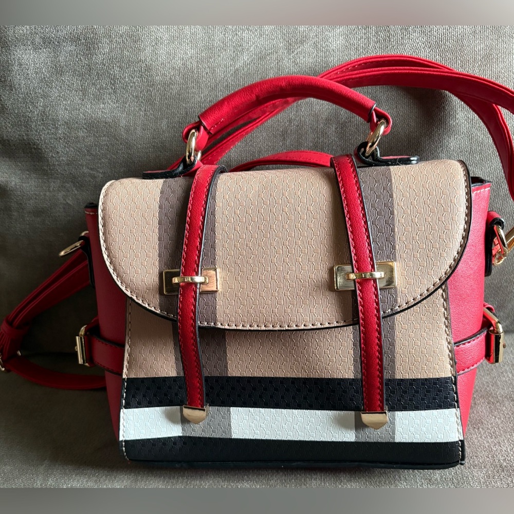 Multi color 3-way purse/backpack